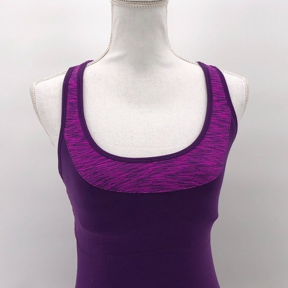 Lucy Purple Twist Sculpting Athletic Tank S - Picture 4 of 7